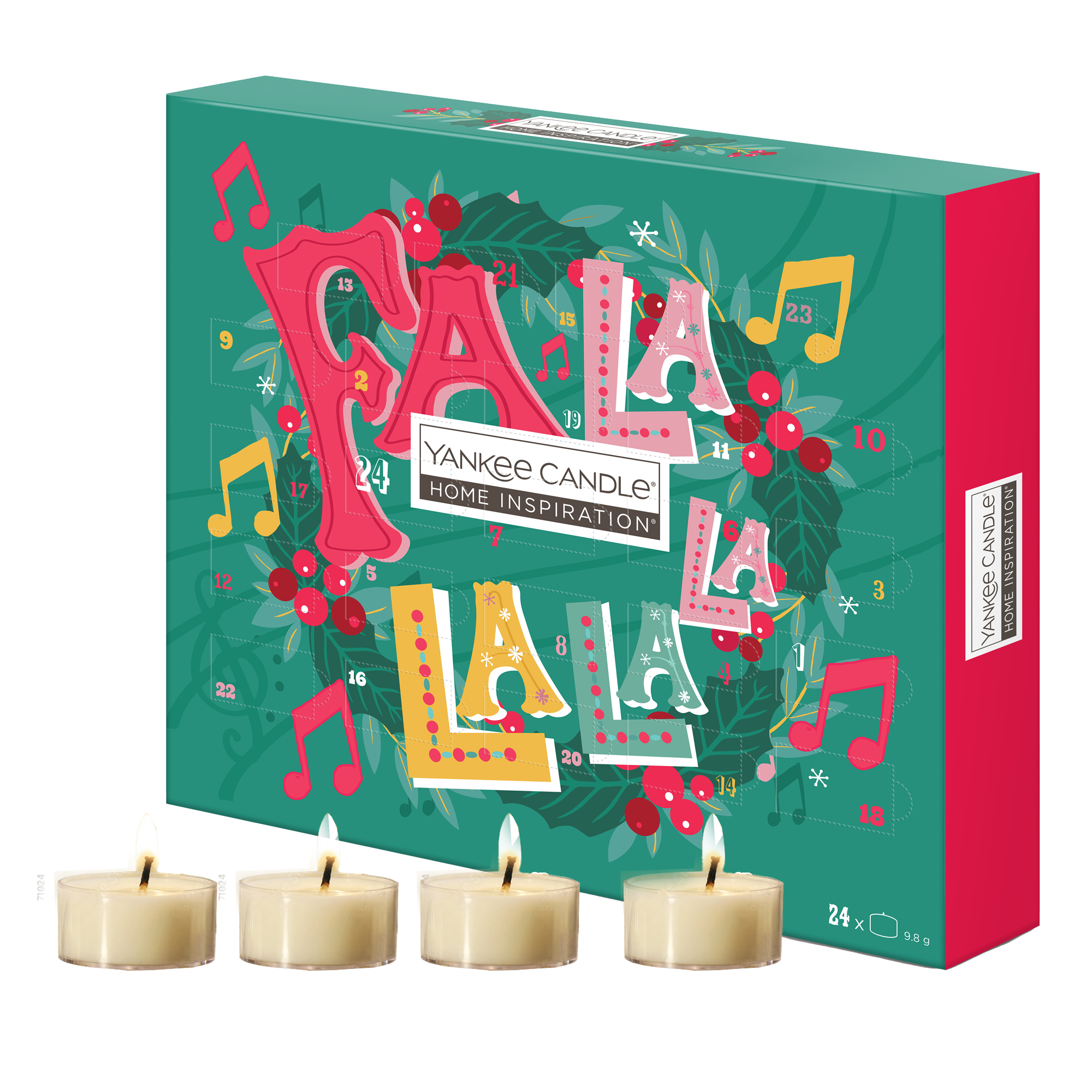 Calendario dell'avvento candele Yankee Candle 8 Fragranze x 3 Tea Lights