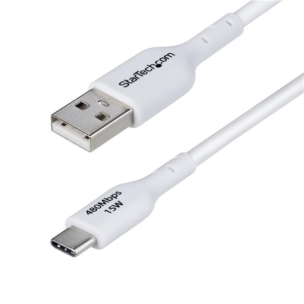 Cavo di ricarica usb-a a usb-c da 2 metri bianco lungo 0065030911856