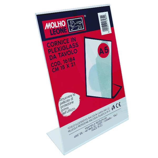 CORNICE PLEXIGLASS DA TAVOLO 15X20