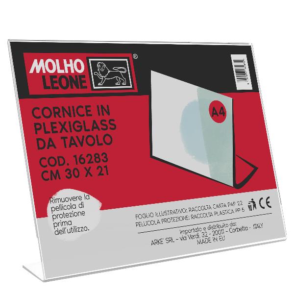 CORNICE PLEXIGLASS DA TAVOLO 30X21