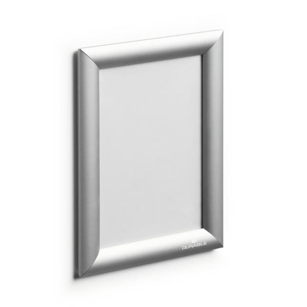 Cornice scatto alluminio a5 argento metallizzato robusta 4005546741277