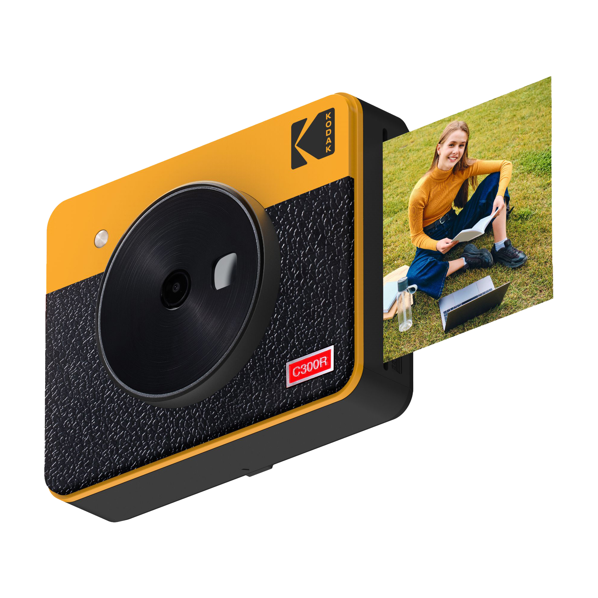Fotocamera istantanea kodak mini shot giallo 3x3 pollici wireless 192143001393