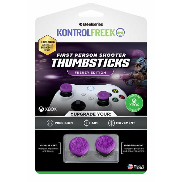 Controller accessorio impugnature analogiche viola/nero per xbox 5707119054034
