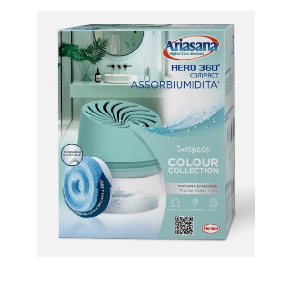 Deumidificatore kitaero360 colour collection turchese 450 grammi 8004630933716