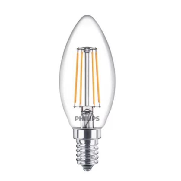 Lampadina a filamento trasparente da 40 watt con attacco e14 8718699763077