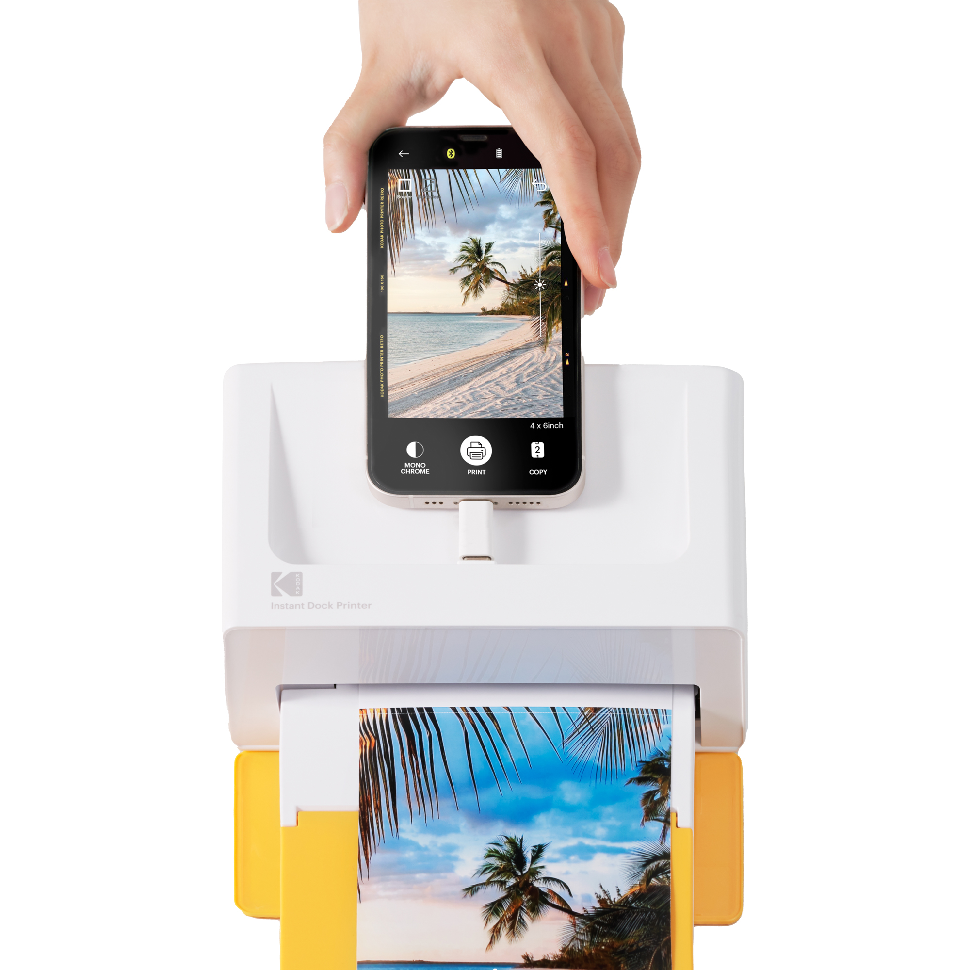 Kodak stampante fotografica wireless bluetooth 4x6 pollici alta 192143000693