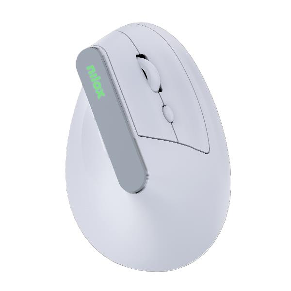 Mouse verticale wireless dual bianco alta precisio 8431775136403