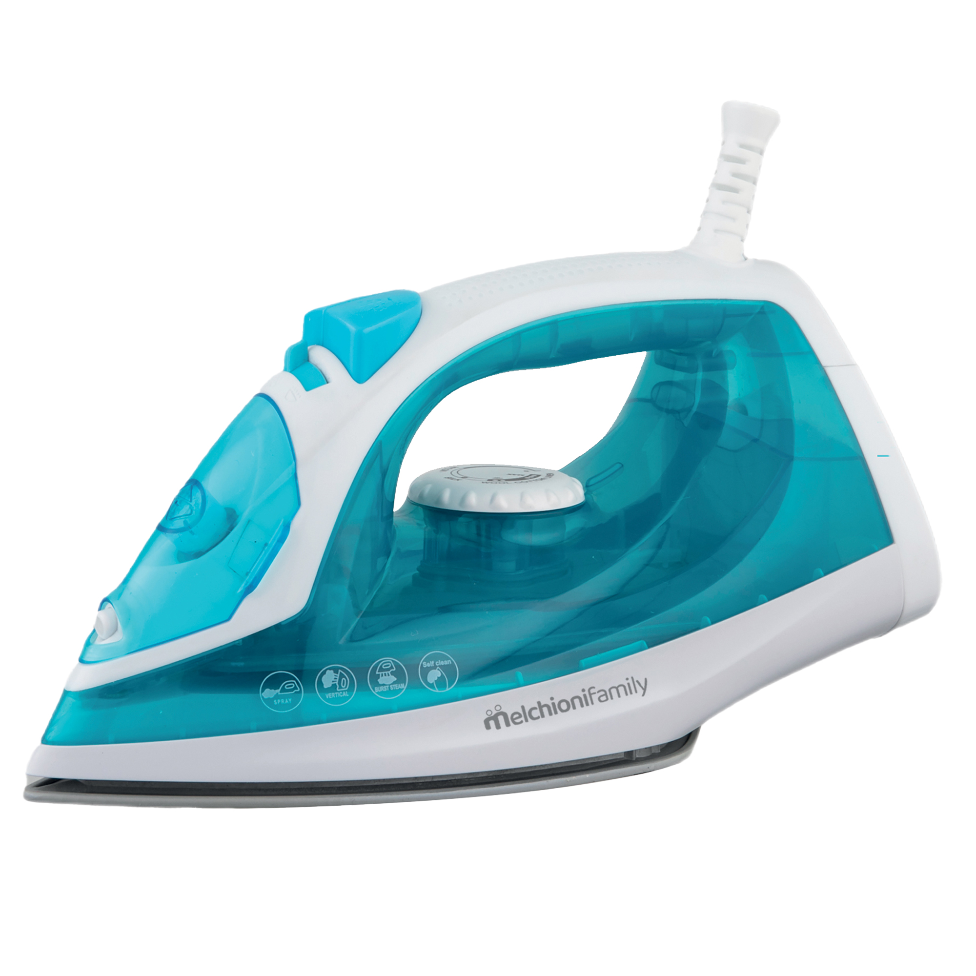 Ferro da stiro a vapore melchioni family 1700w ceramica 8006012375978