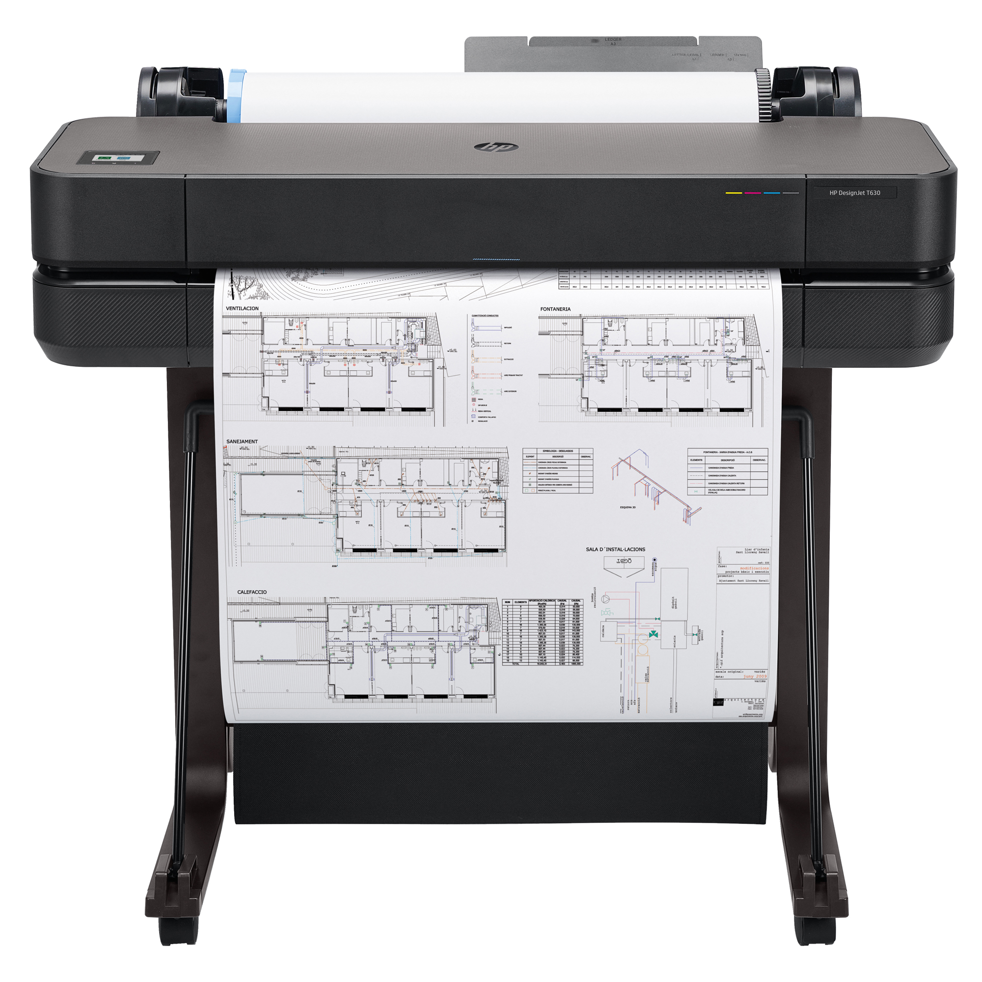 Hp designjet t630 plotter a1 con stand incluso e garanzia di un anno 198701026846