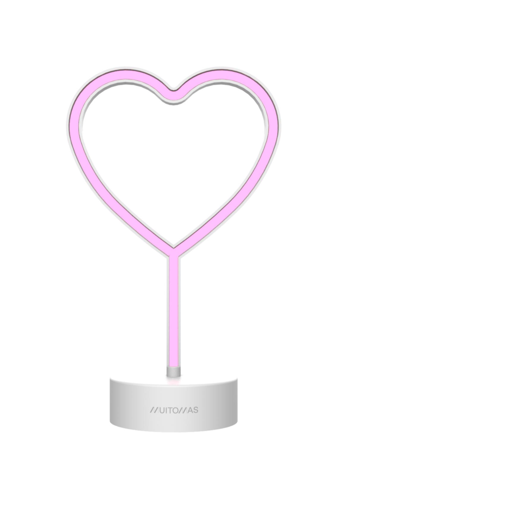 Lampada neon muitomas da tavolo con ricarica usb-c 8021735224389