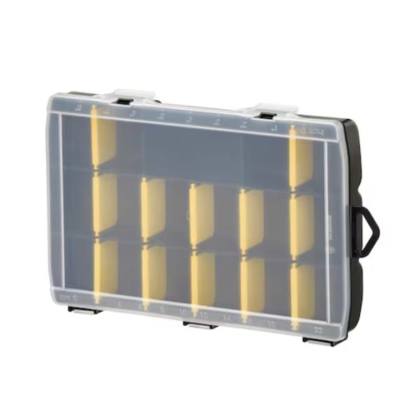 Organizer con 17 scomparti personalizzabili per ferramenta 3253561816802