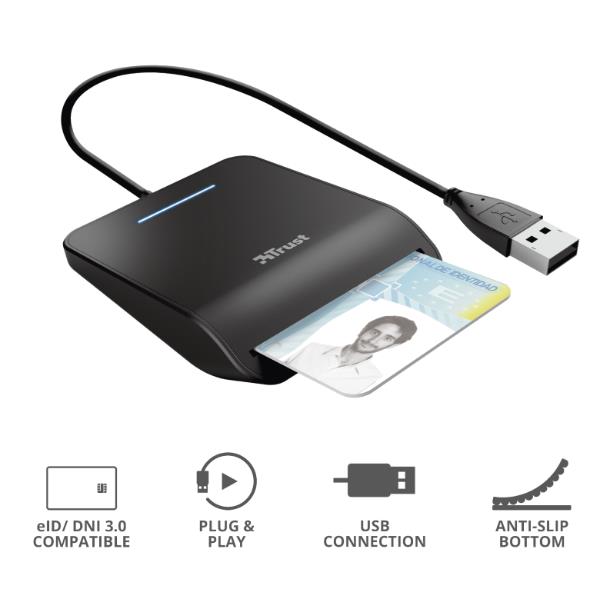 Lettore smart card usb-c primo per tessera sanitaria cns-ts 8713439260618