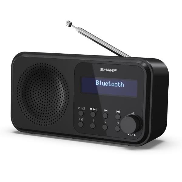 Radio portatile digitale tokio nero con bluetooth e usb 4974019204413