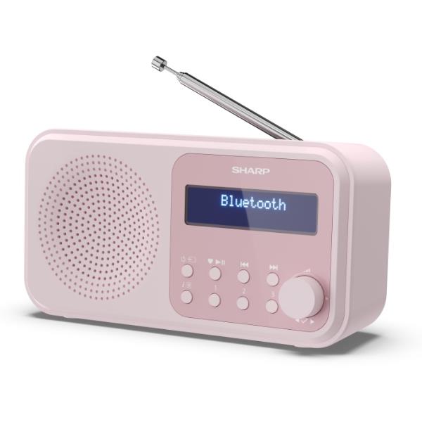 Radio portatile digitale tokio rosa con bluetooth 4974019204529