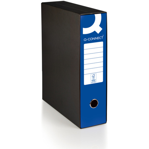 Raccoglitore commerciale blu 28x32cm cartone fsc dorso 8cm 8014819490213