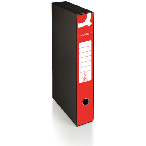 Registratore protocollo rosso 28,5x35 cm dorso 5 cm fsc certificato 8014819490183