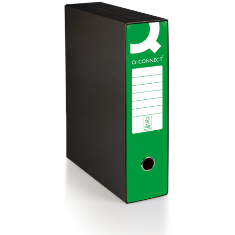 Registratore protocollo verde 28x35cm dorso 8cm 8014819490091