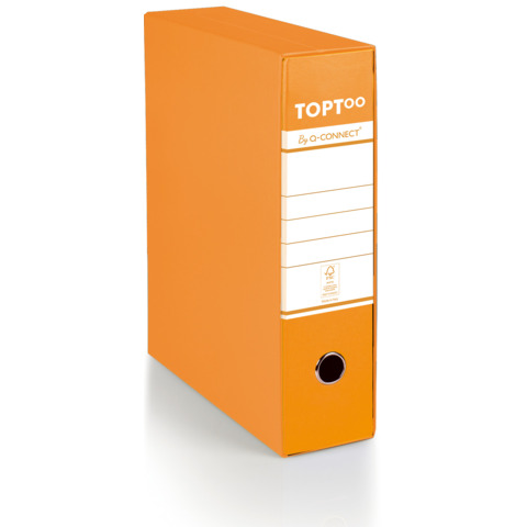 Registratore toptoo by q-connect arancio 28x35cm 8014819490695