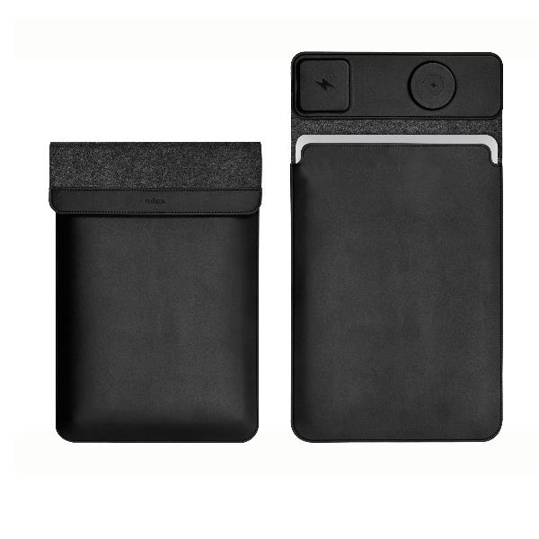 Custodia laptop 13.3 pollici con ricarica wireless 2 in 1 8431775036369
