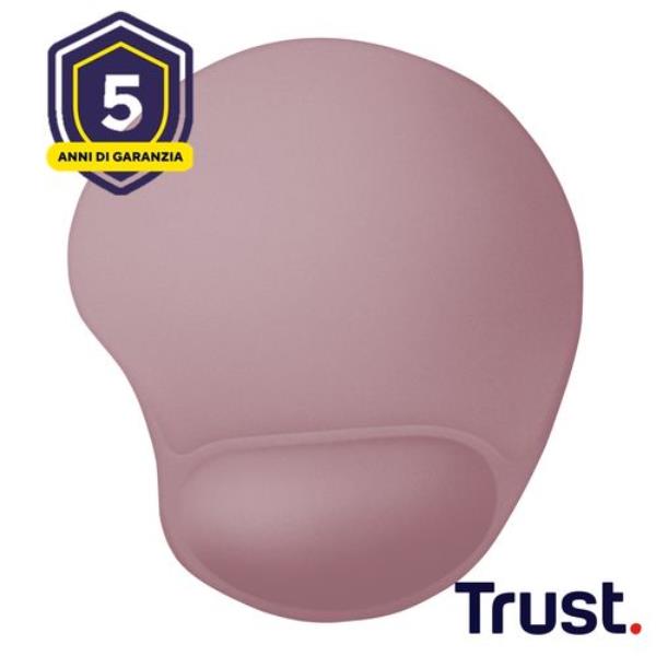 Tappetino mouse ergonomico bigfoot rosa 25x20 cm 8713439260137