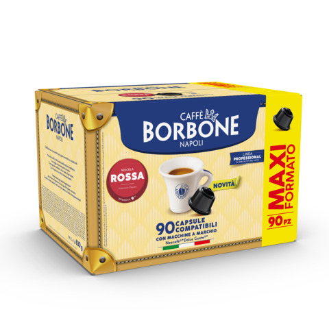 Capsule caffè borbone nescafè dolce gusto miscela rossa intensa 8055176432393