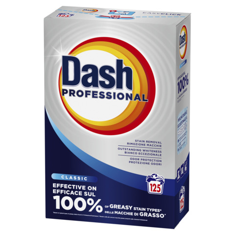 Detersivo in polvere dash professionale 6,25 kg con 125 misurini. 8700216782005