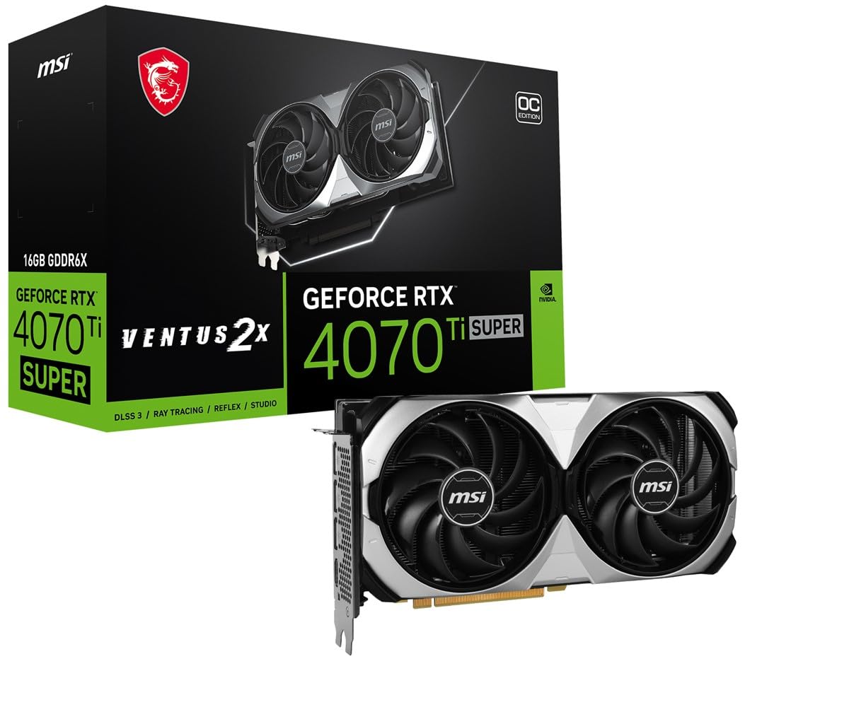 Scheda video rtx 4070 ti super con 16gb ventus 2x oc 4711377171229