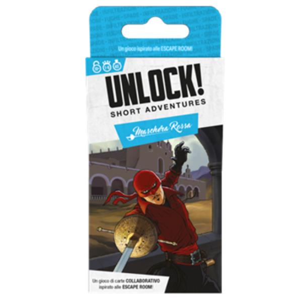 Unlock maschera rossa difficile avventura tavolo carte 30 3558380121541