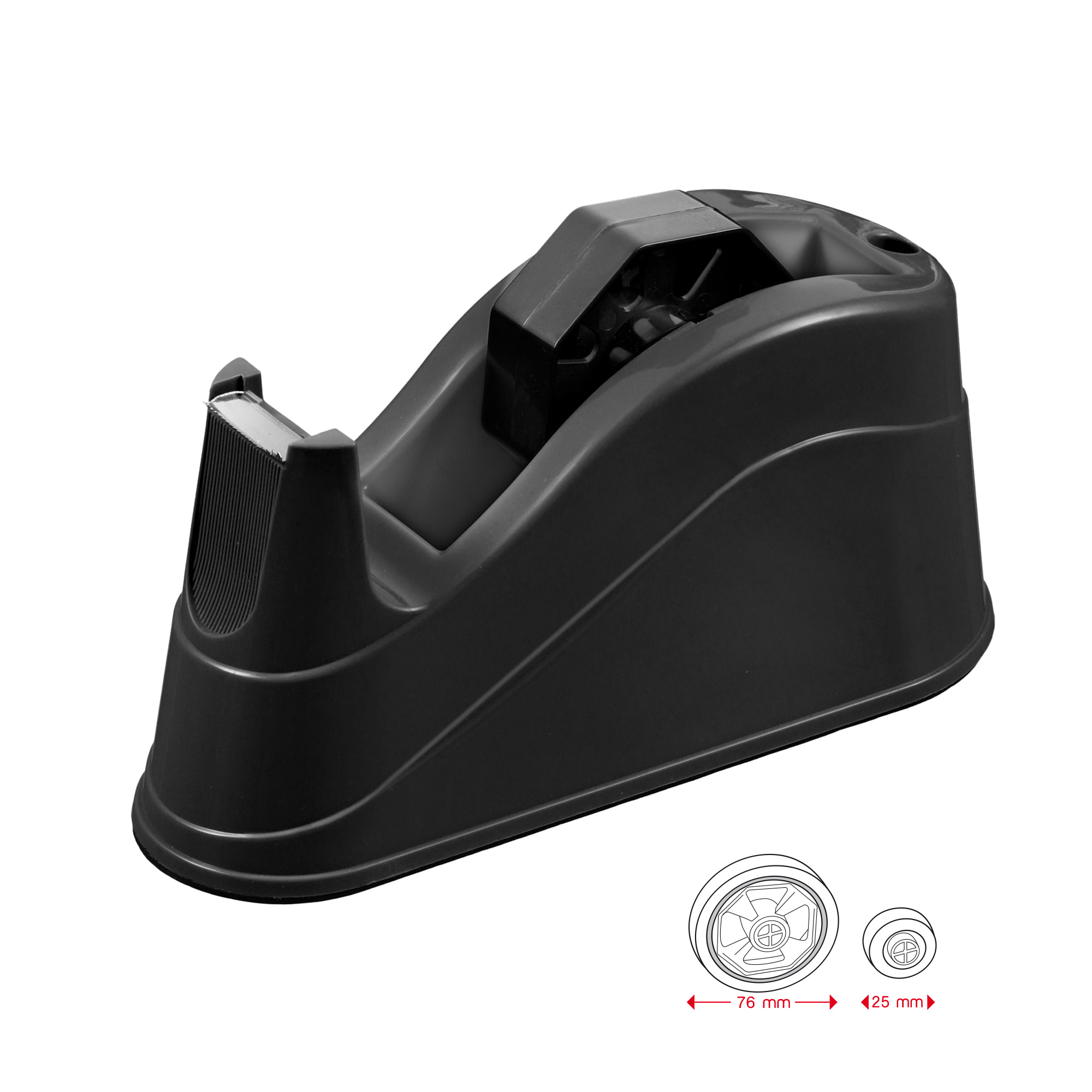 Dispenser da tavolo Big - per nastri 33/66 m - nero - Starline
