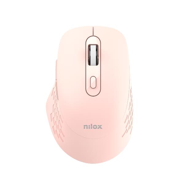 Mouse wireless nilox tech dual mode 1600 dpi rosa 8431775136441