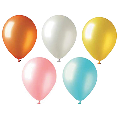 PALLONCINI LARGE - COLORI ASSORTITI - D. 30 CM - PZ 14