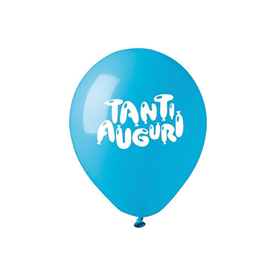 PALLONCINO TANTI AUGURI MEDIUM - D. 26 CM - COLORI ASSORTITI - PZ 16