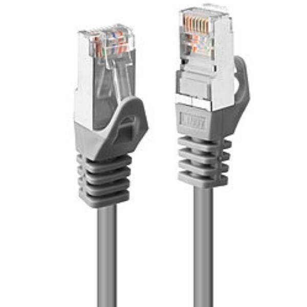 Cavo di rete cat.6 grigio da 1 metro con connettori rj45 placcati oro. 4002888472425