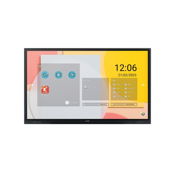 Sharp pn-lc862 monitor touch per educazione 4550556100403