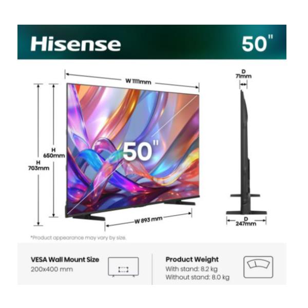 50 E79S QLED 4K UHD SMART VIDAA