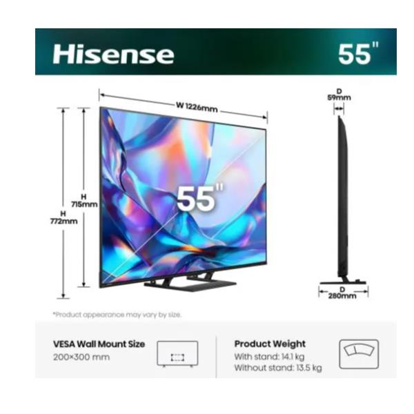 55 A79S QLED 4K UHD SMART STAND CEN
