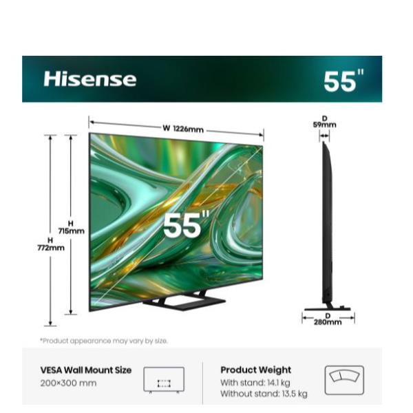 55 E89S MINI LED 4K UHD VIDAA 144HZ