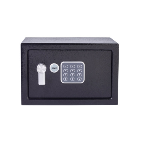 Cassaforte Yale Value da mobile con serratura elettronica a maniglia 200x310x200 mm allarmata - YYEC/200/DB2