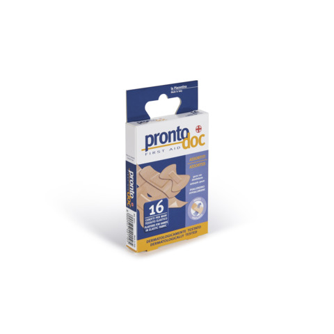 Cerotti per le mani in tela elastica in astuccio da 16 pezzi assortiti 4011