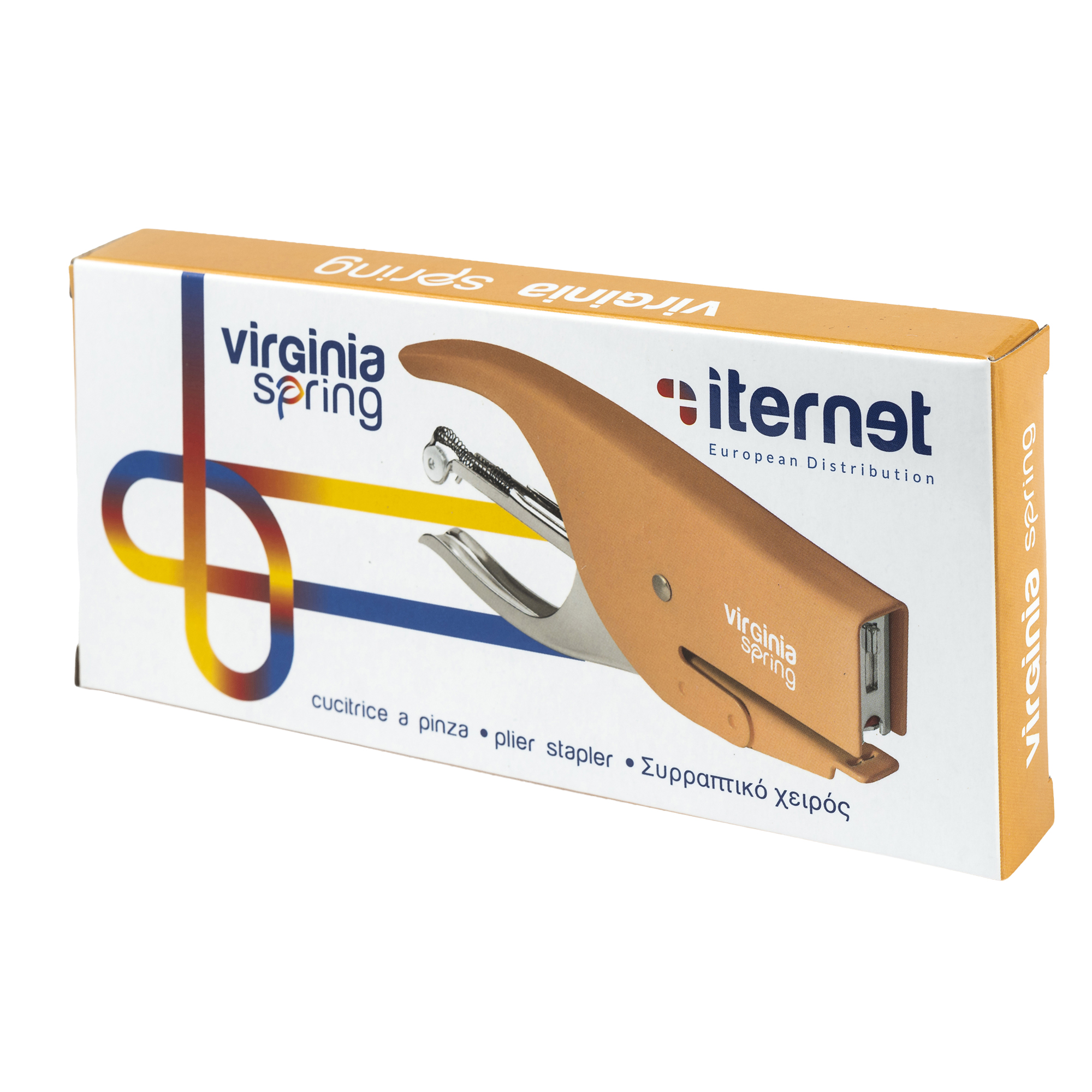 Cucitrice a pinza Virginia spring - arancio - Iternet