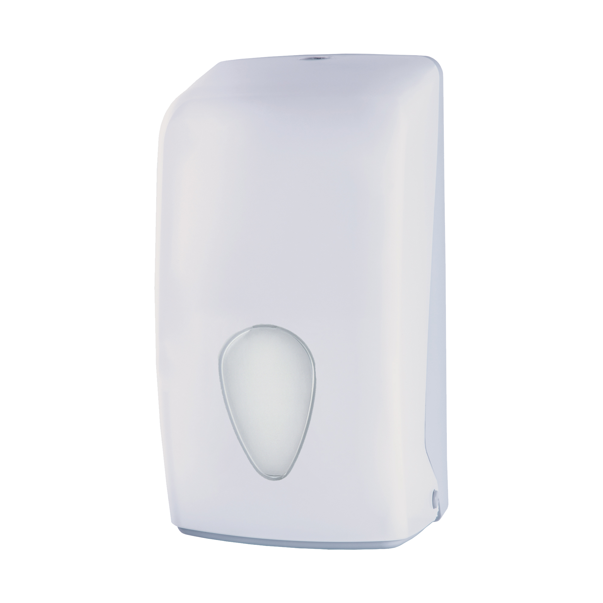 Dispenser carta igienica Stileco - interfogliata - 13,5 x 13,5 x 27,7 cm - 500 fogli - ABS - bianco - Medial International