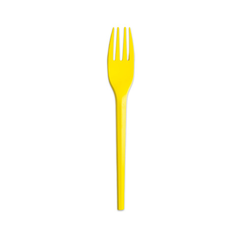 Forchette Ecolor gialle conf. 20 pz 16 cm 76391