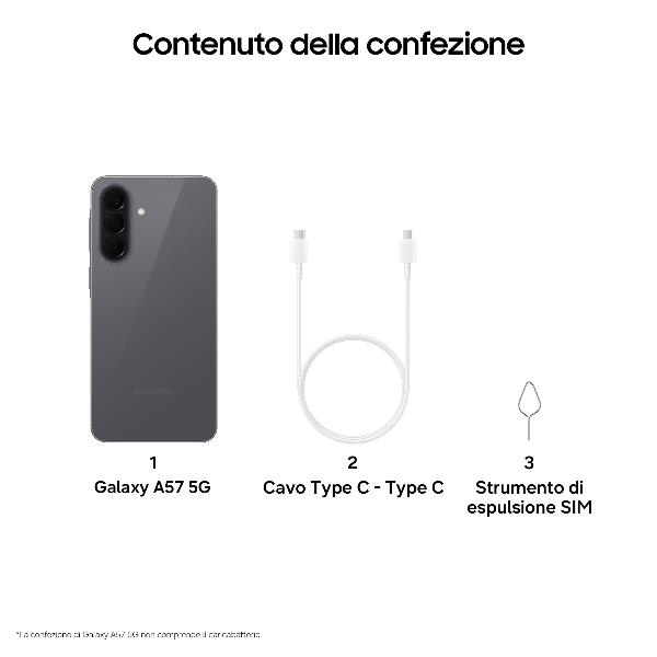 GALAXY A57 8+128GB GRAY EE