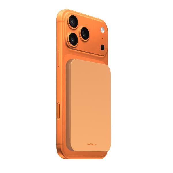 Power bank magsafe 5000 mah wireless orange da 15w 8021735228660