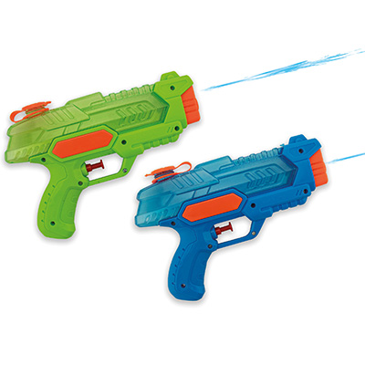 PISTOLA AD ACQUA TRASPARENTE CM 21 2 COL ASSORTITI