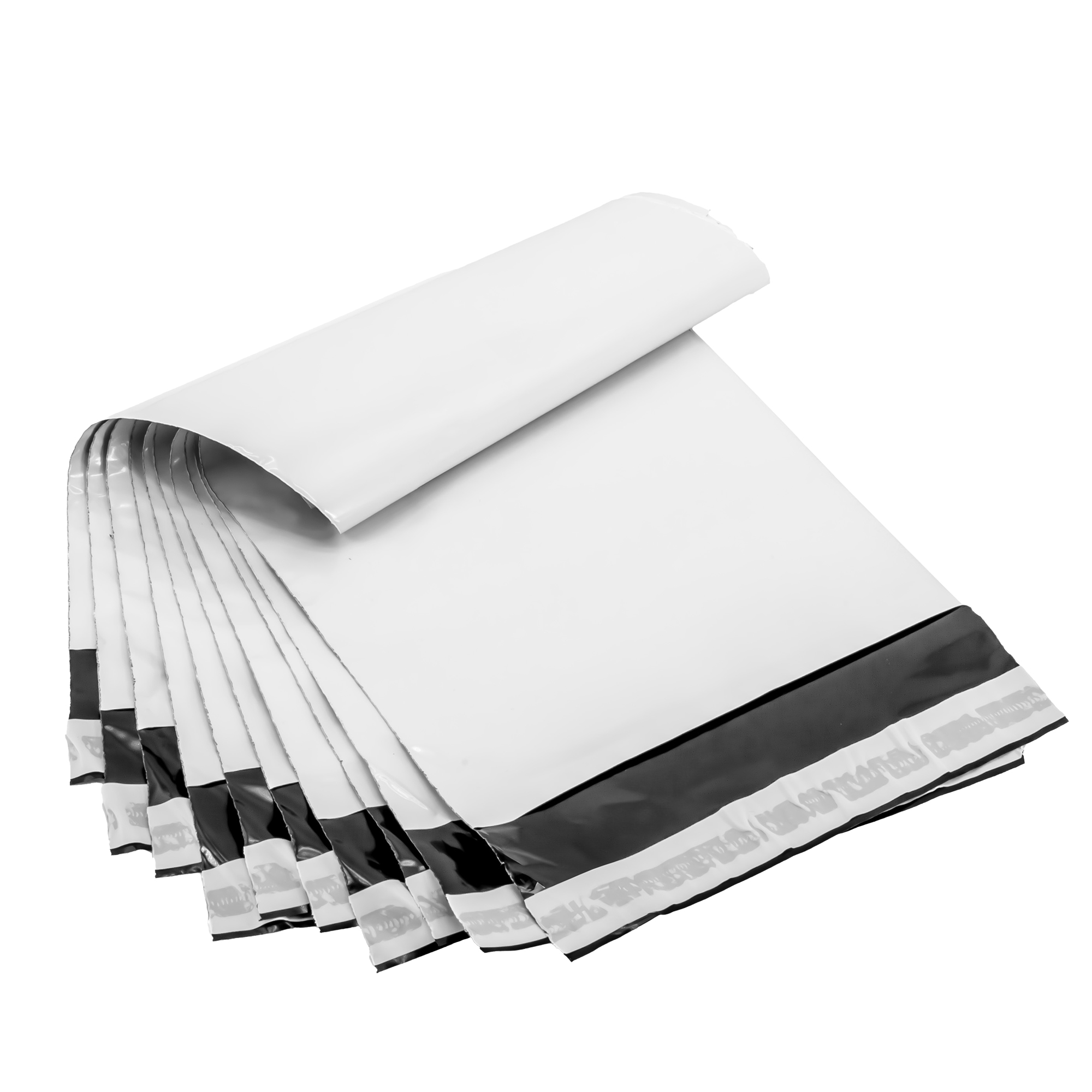 Sacchetto - per corrieri - 35 x 45 x 5 cm - PE - bianco - conf. 100 pezzi