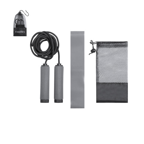 Set Fitness Zhiax grigio/nero - 6790