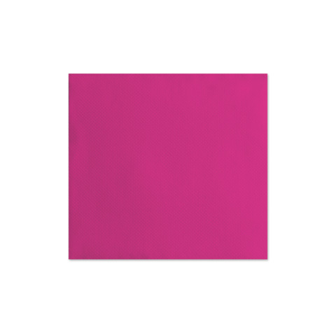 Tovaglioli in carta di pura cellulosa Ecolor 2 veli fucsia 25x25 cm - conf. 50 pz - 75078