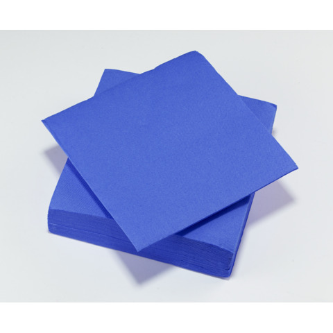 Tovaglioli microgoffrati Tavola Viva 38x38 cm 2 veli conf. 40 pz blu scuro 61836