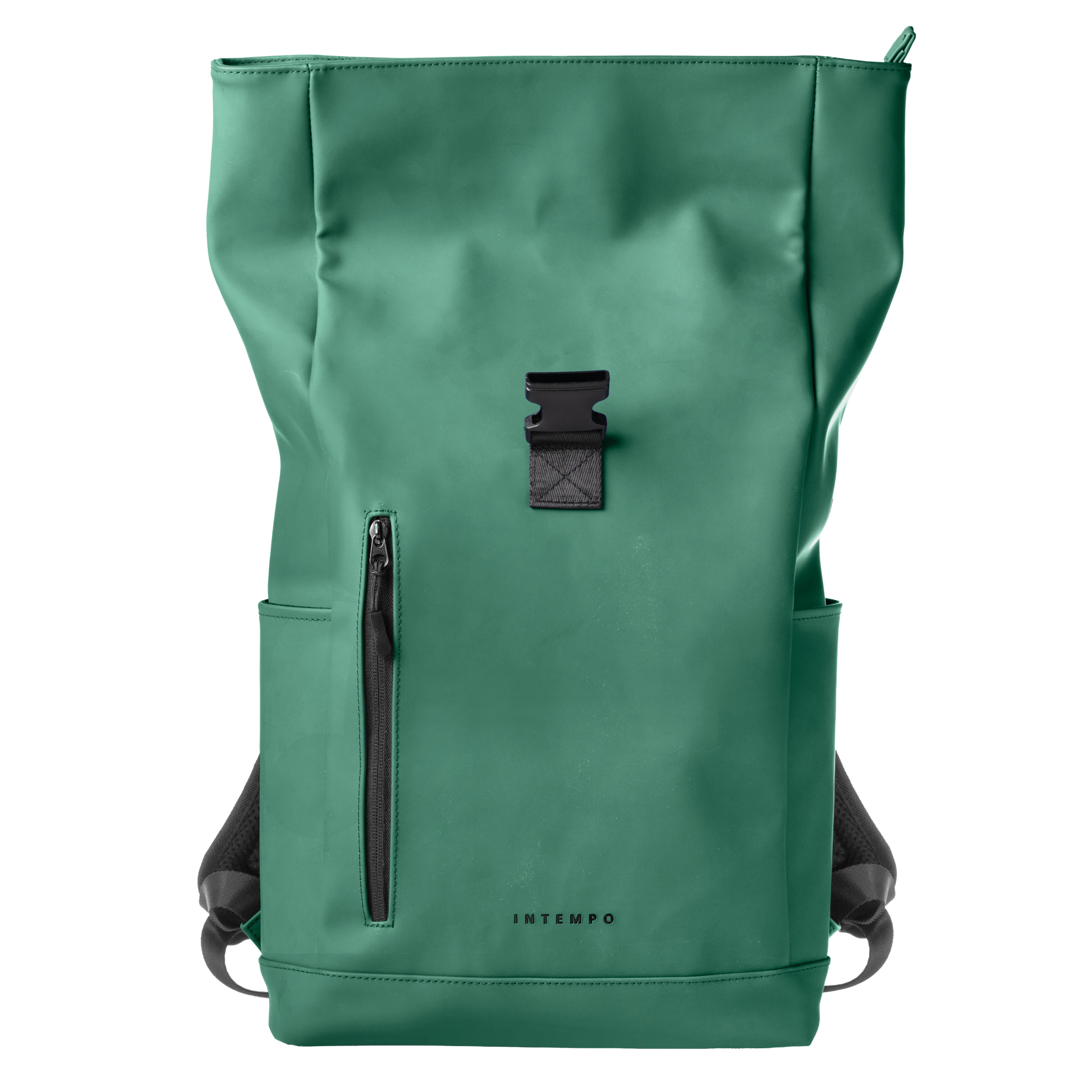 Zaino Roll-top Drop - 30 x 42 x 14 cm - gomma - verde - In Tempo